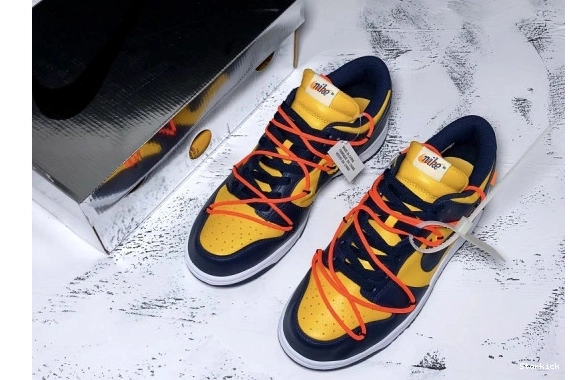 CT0856-700 Nike Michigan Dunk O-W Low 0203